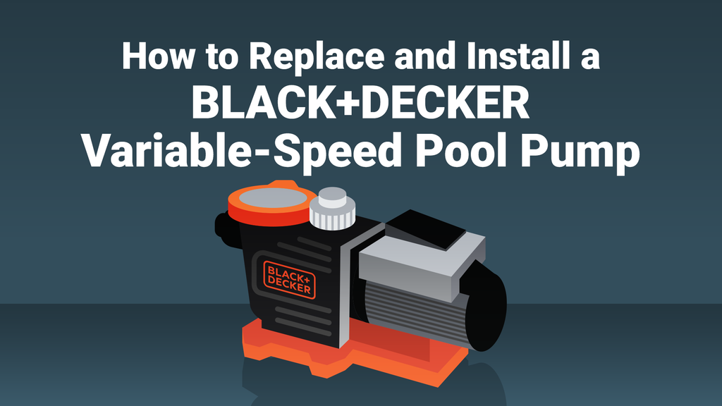 BLACK+DECKER Variable Speed Above Ground Pool Pump, 1 HP 