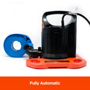 BLACK+DECKER 1500 GPH Automatic Water Removal Winter Submersible Swimming Pool Cover Pump with 25 Foot Power Cord and 30 Foot Discharge Hose