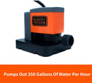BLACK+DECKER 350 GPH Automatic Pool Cover Pump
