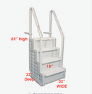 Easy Pool Step Ladder for Above Ground Pools