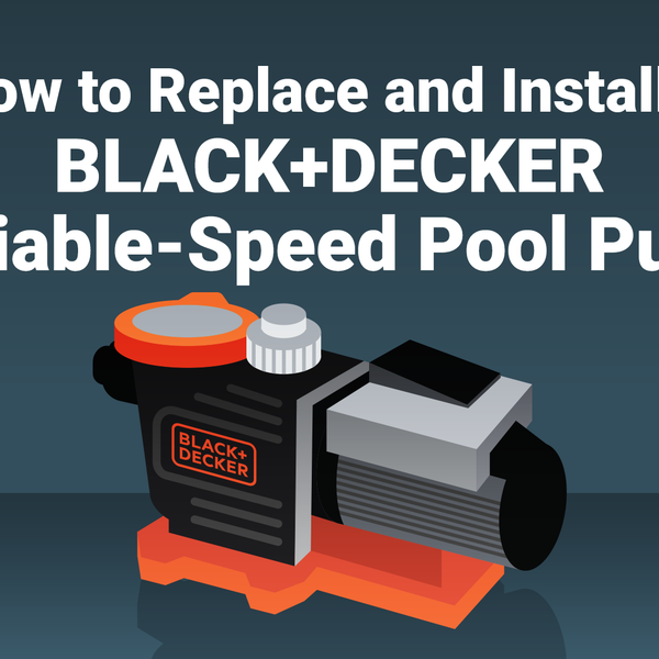 Black & Decker 3 HP Energy Star Variable Speed In Ground Swimming