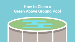 How to Clean a Green Above Ground Pool
