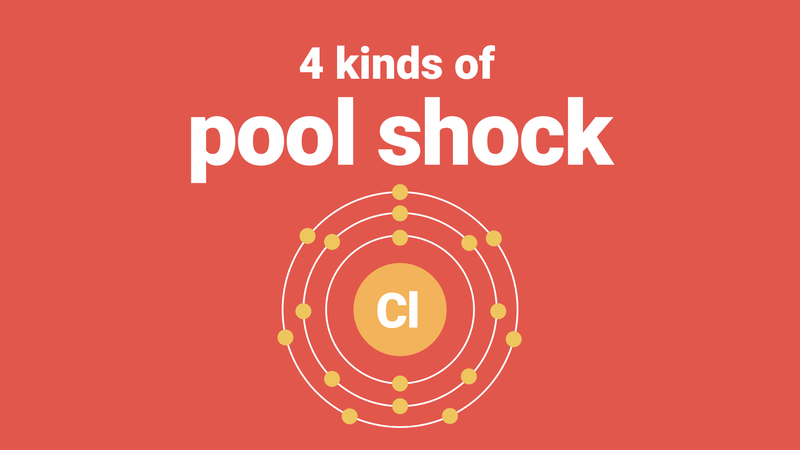4 kinds of pool shock for in ground and above ground pools