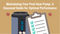 Maintaining Your Pool Heat Pump: A Seasonal Guide for Optimal Performance