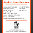 BLACK+DECKER 1.5 HP Variable Speed Inground Pool Pump – Energy Star Certified, Dual Voltage (115V/230V)