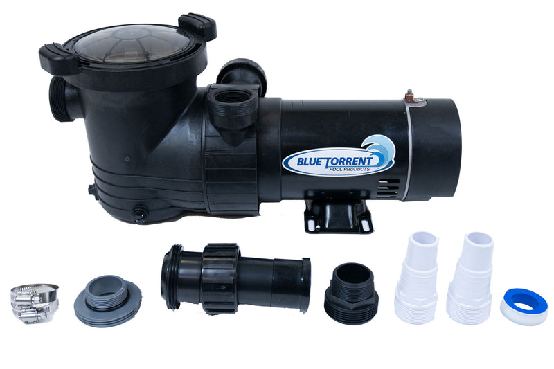 Blue Torrent Armada  1.5HP Dual Port Flow Force Replacement Pump for Above Ground Pools With On/Off Switch