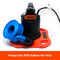 BLACK+DECKER 1500 GPH Automatic Water Removal Winter Submersible Swimming Pool Cover Pump with 25 Foot Power Cord and 30 Foot Discharge Hose