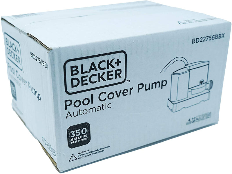  BLACK+DECKER Swimming Pool Cover Pump, 1500 GPH