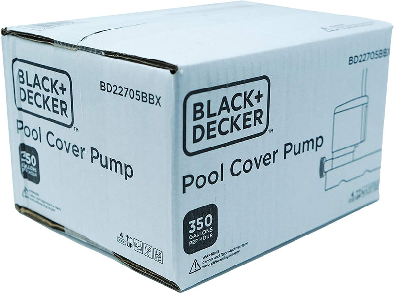 BLACK+DECKER 350 GPH Manual Pool Cover Pump – PoolPartsToGo