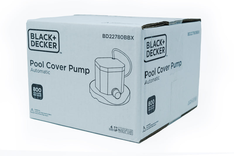 BLACK+DECKER Swimming Pool Cover Pump, 350 GPH Manual