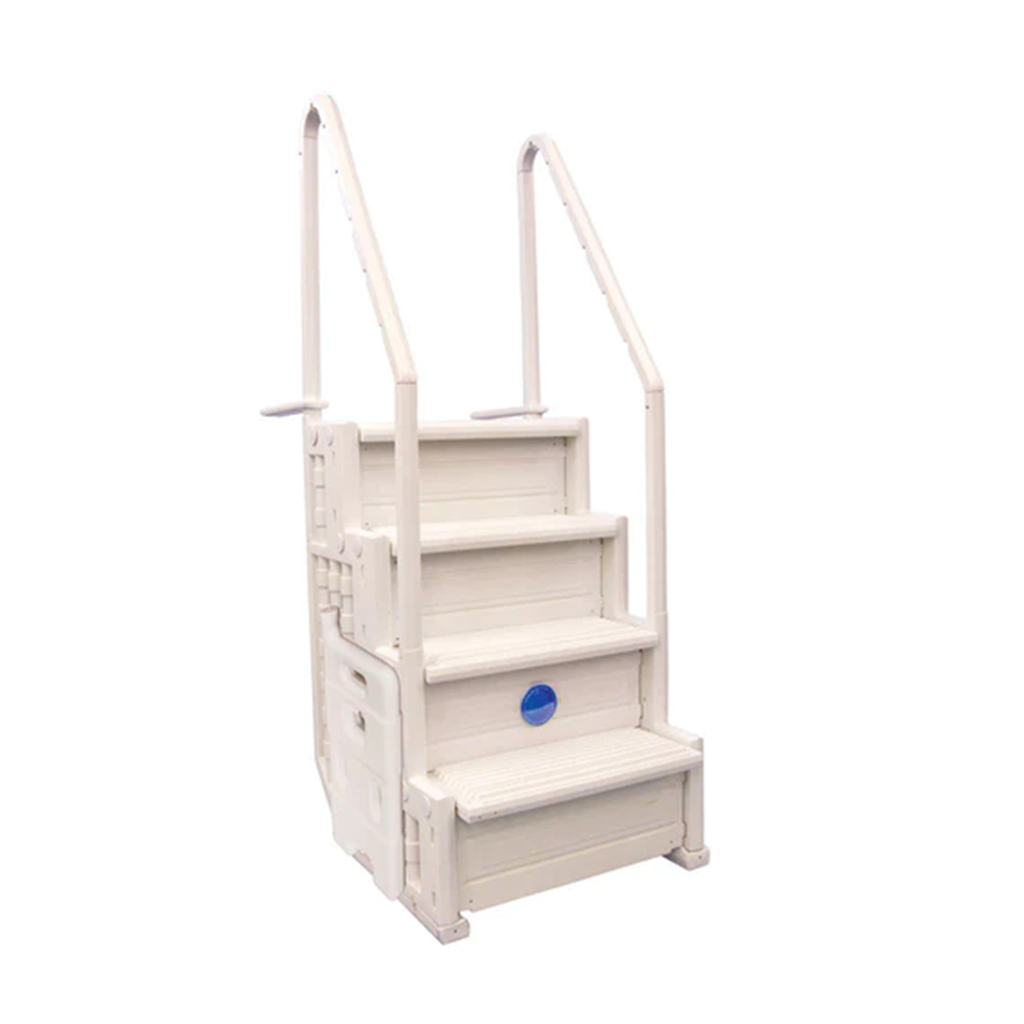 Easy Pool Step Ladder for Above Ground Pools With Step Bright Light Ki ...