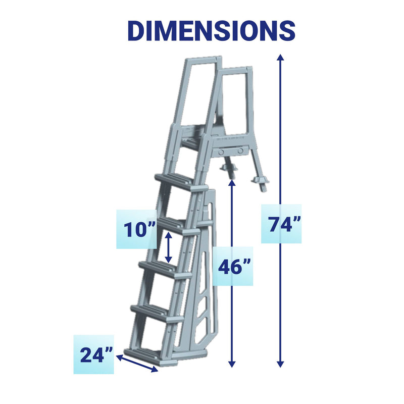 The St Croix Ladder for Above Ground Swimming Pools